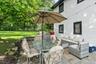 Patio with built-in grill