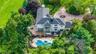 Aerial of backyard