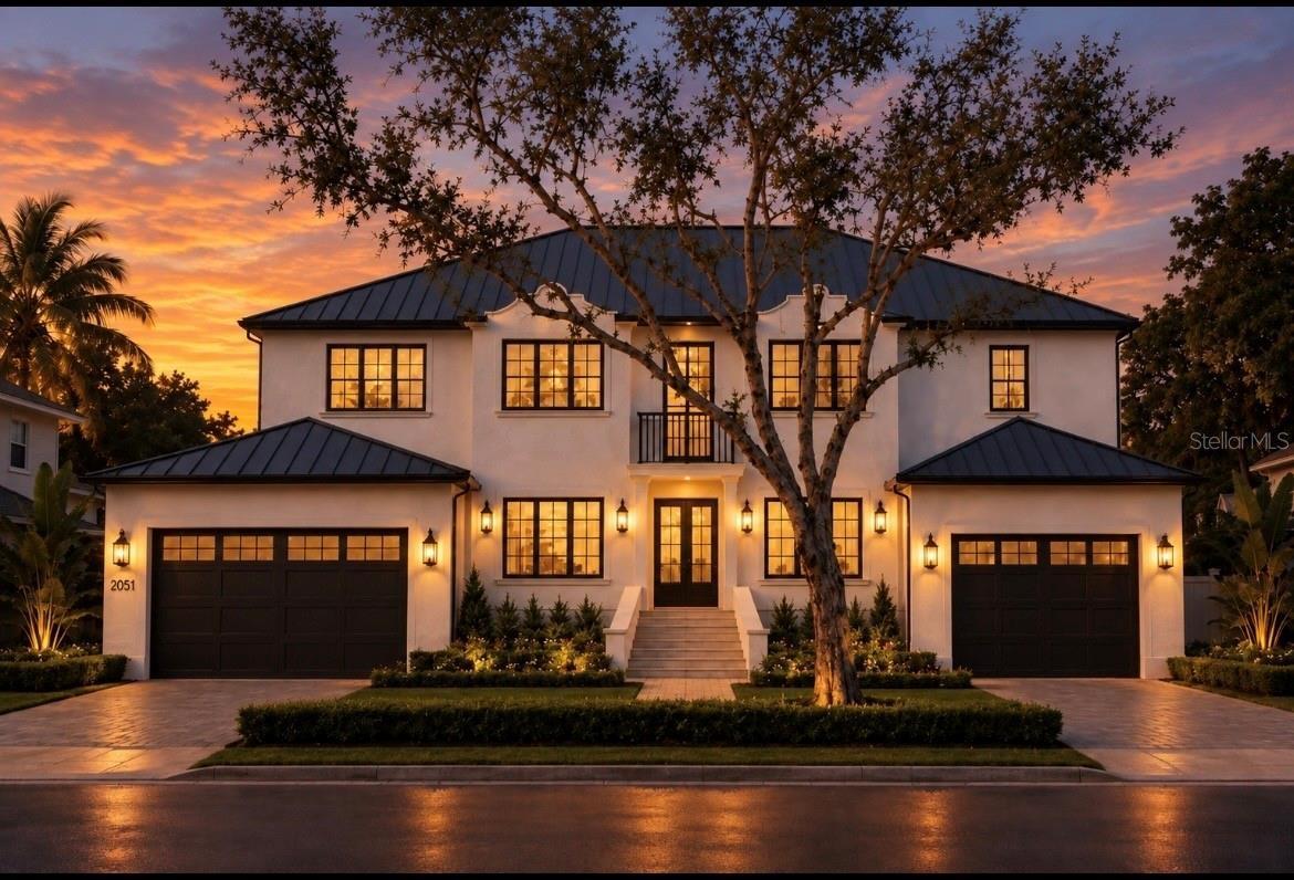 Front Rendering at Sunset