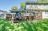 Deck from yard