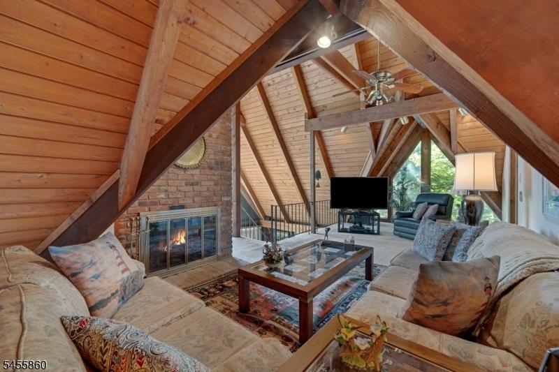 Loft with Fireplace