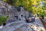 outdoor living with fireplace
