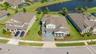 Aerial view of front of home