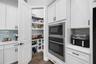 GE Cafe and Profile Appliances and walk-in pantry