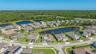 Ariel view of home