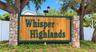 Entrance sign for neighborhood