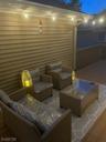 Night pic of backyard