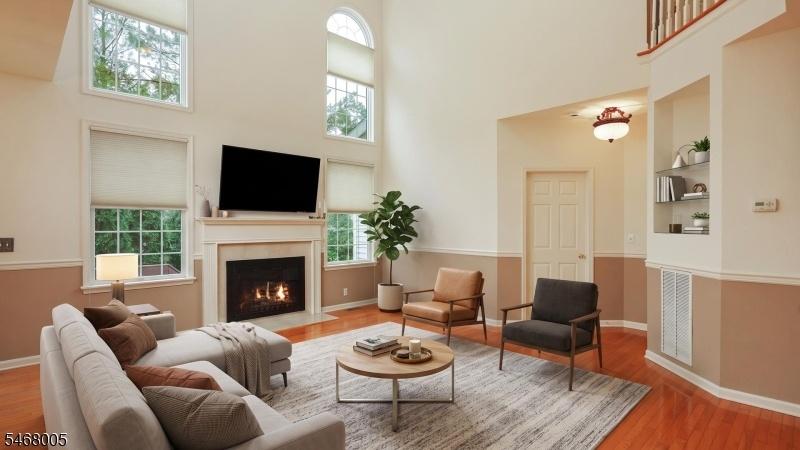 Family Room Virtually Staged