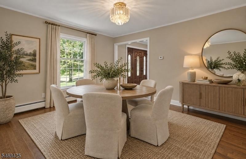 Virtually Staged Dining Room