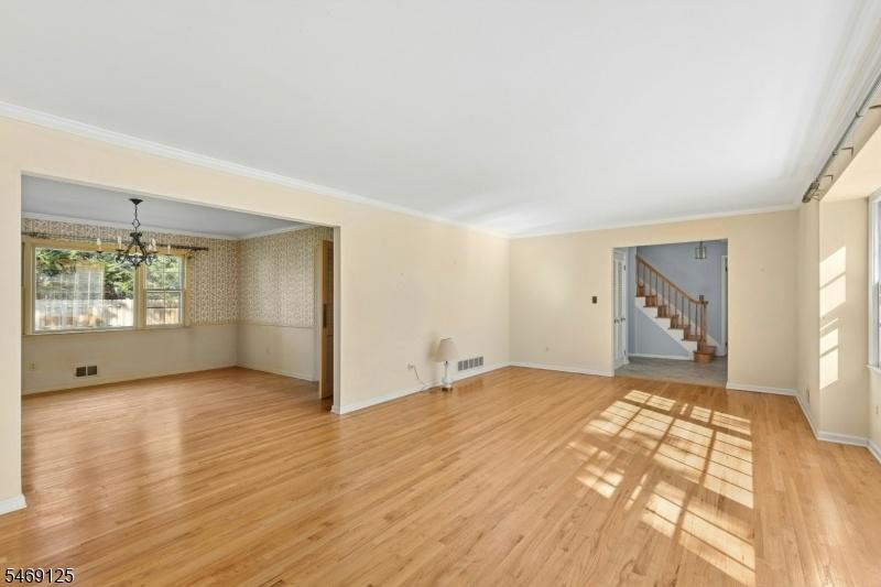 Living room to dining room