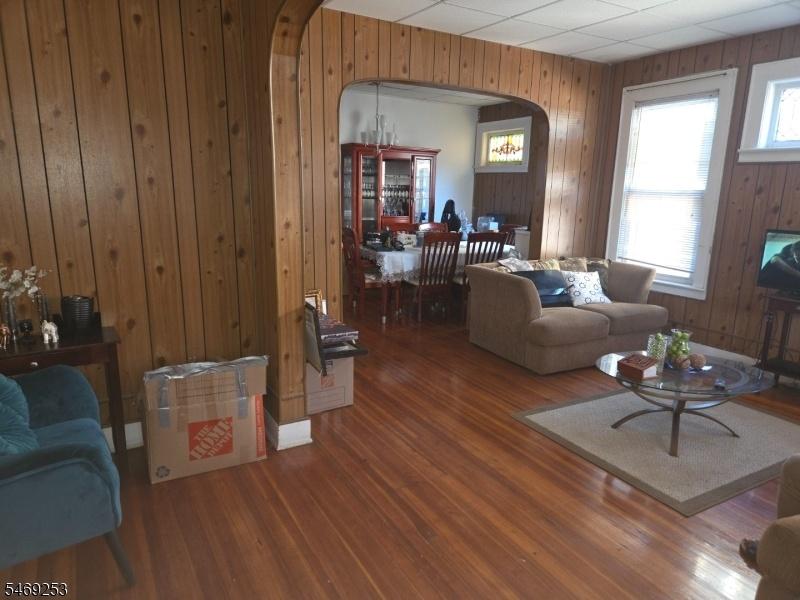 Foyer, living and dining