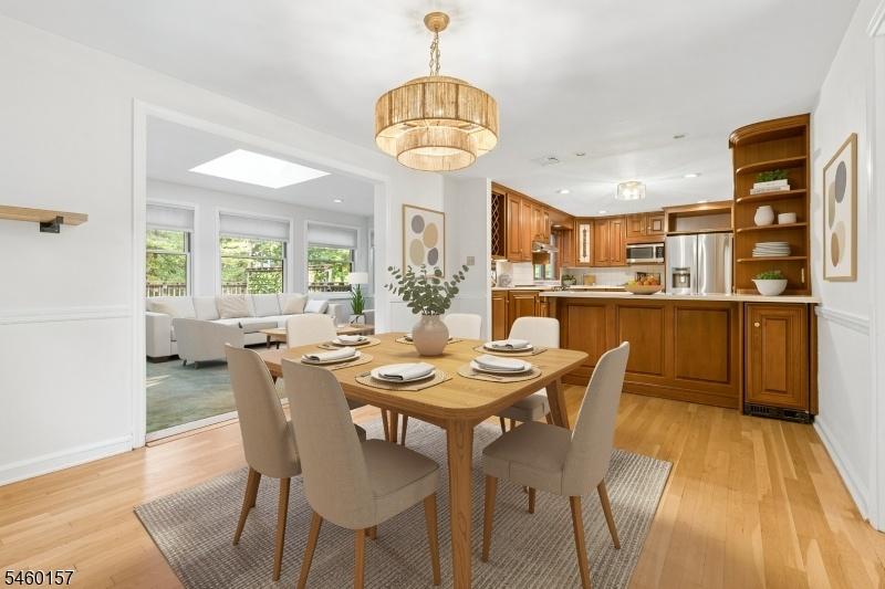 Photo Enhanced Dining Room
