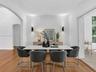 Virtually Staged. Cute and modern dining room in home for rent in Coconut Grove in Miami, FL. Enjoy this updated home in the North Grove. Natoma Manor