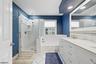 MBR Full Bath tub and standing