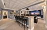 Lower level - media room