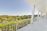 Expansive covered balcony NE facing view