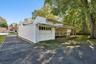 Rear of home tandem garage
