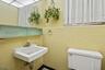 Basement powder room
