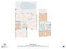 Comprehensive floor plan illustrating both levels of this spacious four-bedroom, three-bathroom residence, including the living areas, three-car garag