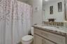 Guest Bedroom updated vanity and granite counter