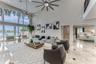 Open Layout Family Area overlooking Waterway & Pool Area