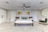 BEDROOM #1 (Upstairs) KING Size with Balcony overlooking waterway, En Suite bathroom w jacuzzi tub & seperate shower, Walk in closet, Smart TV