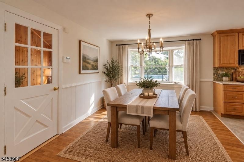 Dining Room virtually staged