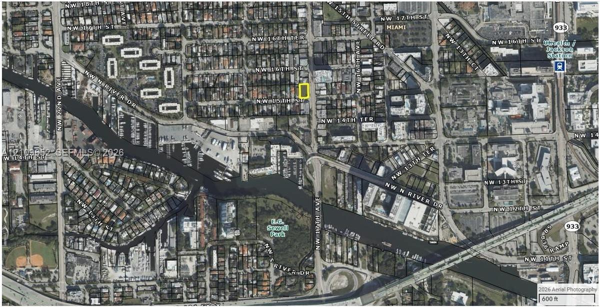 Aerial Map. Satellite imagery providing the geographical orientation of the property