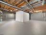 Unfinished walk out basement