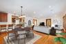 Great room - virtually staged