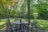 Expansive fenced in backyard