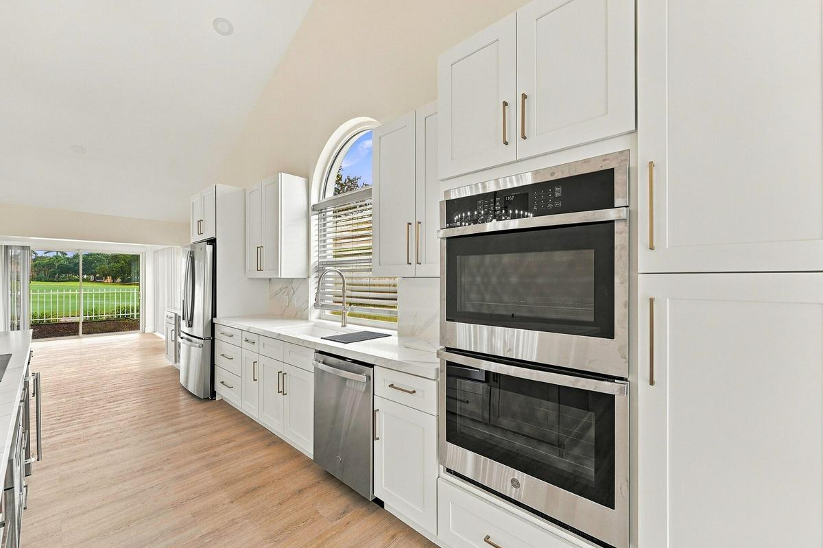 Custom cabinets throughout