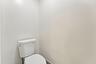 Separate toilet with it's own door for additional privacy
