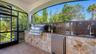 outdoor kitchen off the family room