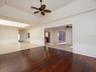 Formal living room and dining with opening to family room and kitchen