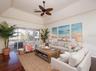 Living room virtually staged