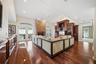 Family Room with views to the enclosed pool area.