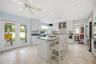 Kitchen, with Island and Double Sinks.