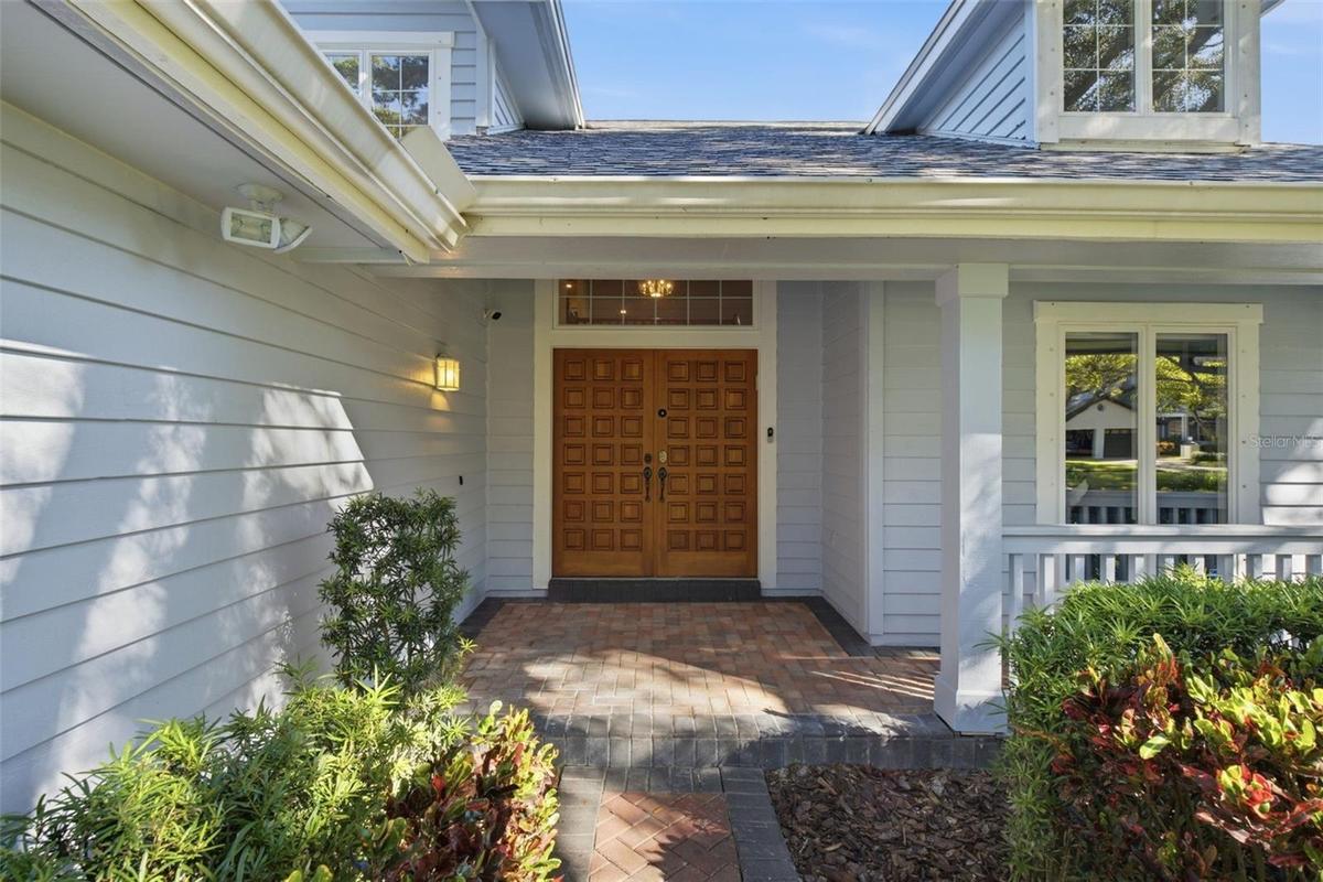 Front Entry - Double Doors, Solid Wood
