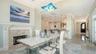 Fireplace in Dinning room