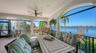 stunning view of the water and dock and the pool area