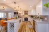 Great custom features like the wine rack and built in microwave