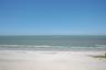Views of the Gulf front from the Primary bedroom side of the balcony.
