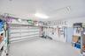Overhead storage over garage door.