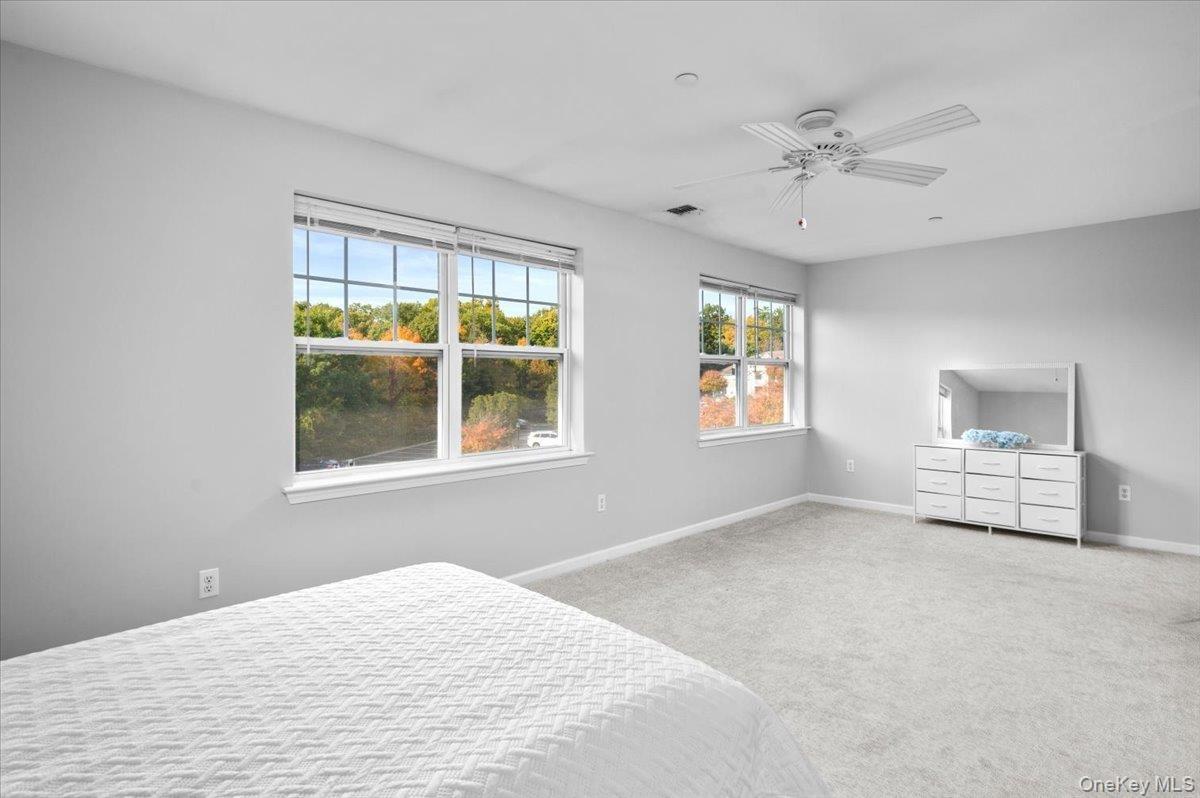 Relaxing primary bedroom view