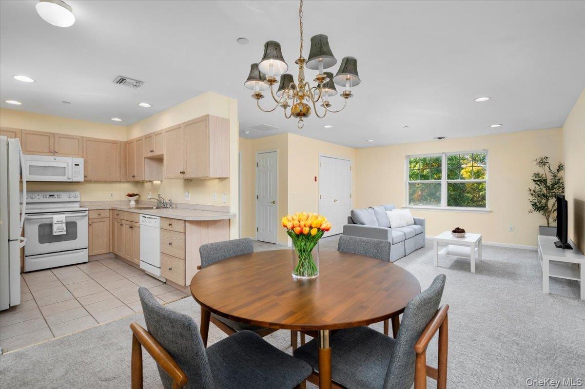 Dining Area open to the kitchen and living room