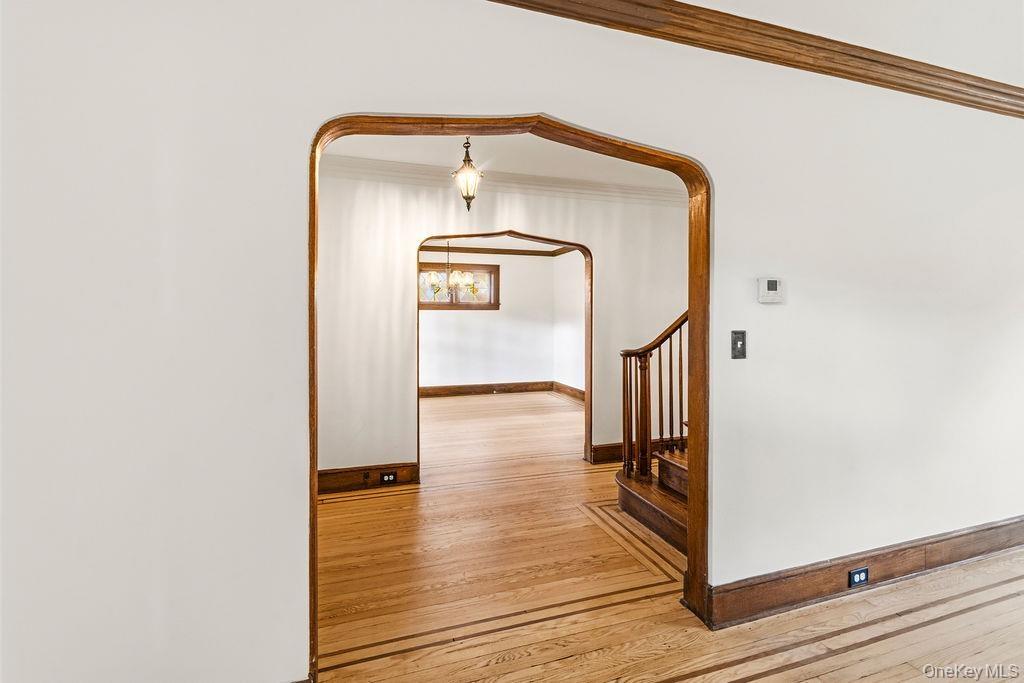 Elegant, architectural archways gracefully connect each room