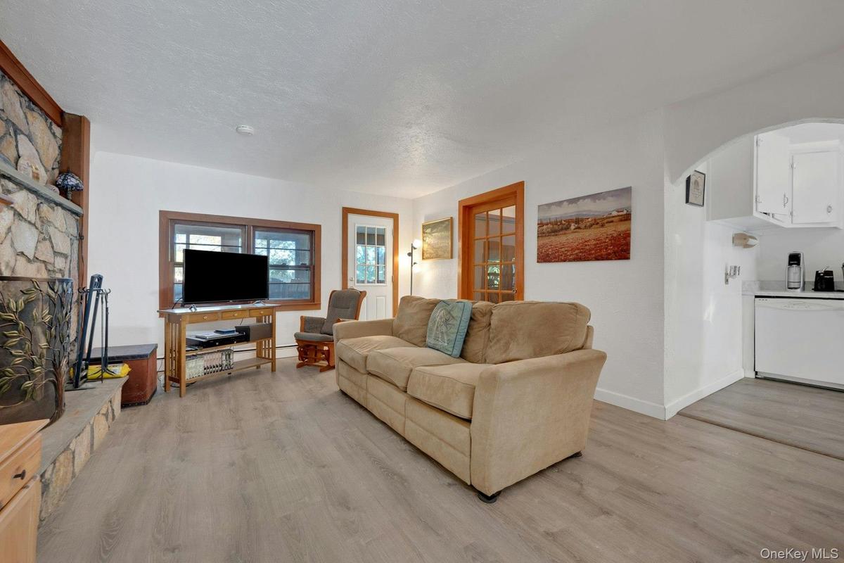 Living Room is large and can support a lot of furniture.