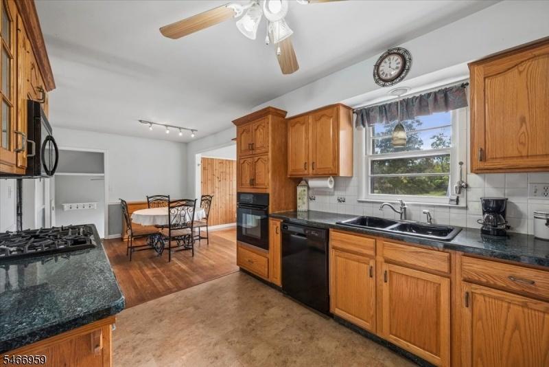 Kitchen into Dining Room