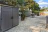 Hardscape side of house
